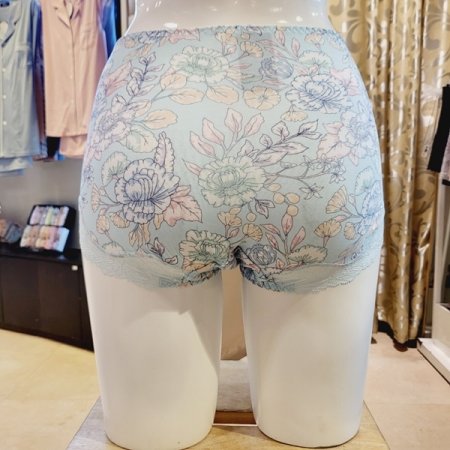 부인용 모달 꽃나염 힙레이스 팬티