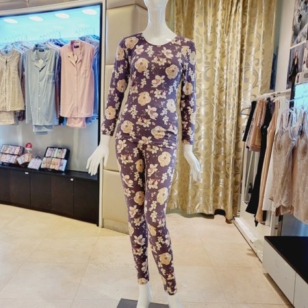 플라워패턴 모달 여성 내의세트