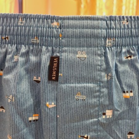 면100수 자동차나염 남자 트렁크