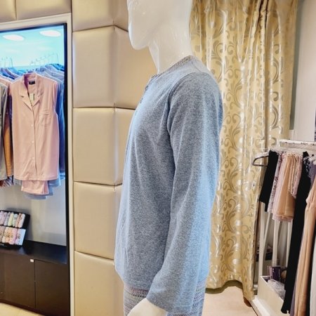 포근 폴리후기모 남성 실내복상의