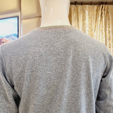 포근 폴리후기모 남성 실내복상의