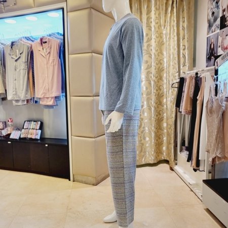 포근한 폴리후기모 남성 홈웨어세트