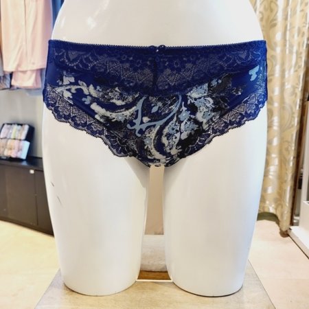 오르화 레이스 프린트 헴라인팬티