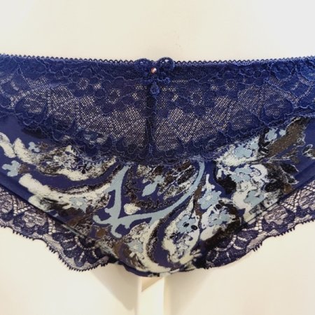 오르화 레이스 프린트 헴라인팬티