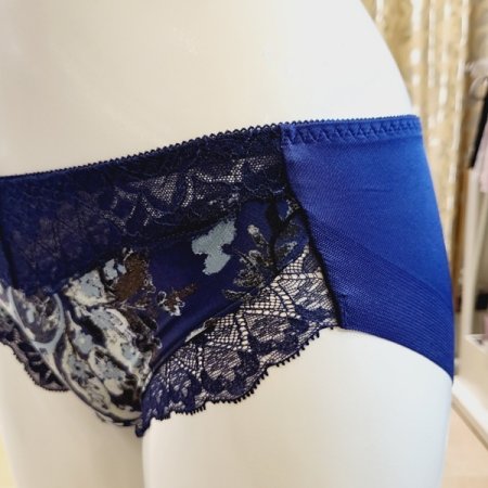오르화 레이스 프린트 헴라인팬티
