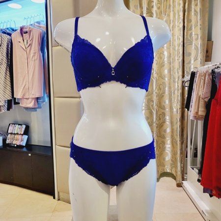 블랙라벨 레이스몰드브라 속옷세트