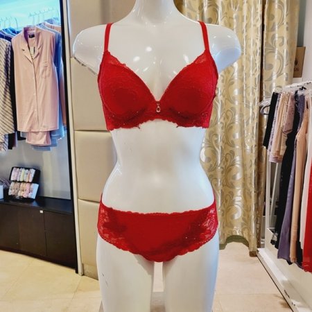 블랙라벨 몰드브라 헴팬티세트