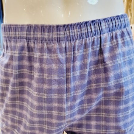 약기모 면 선염 체크 남자 홈웨어세트