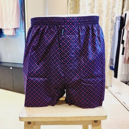 마름모 면100수 남성트렁크 2종세트