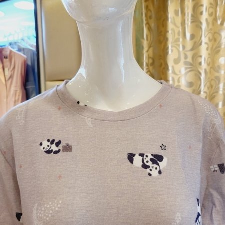 팬더나염 폴리기모 여성 홈웨어세트