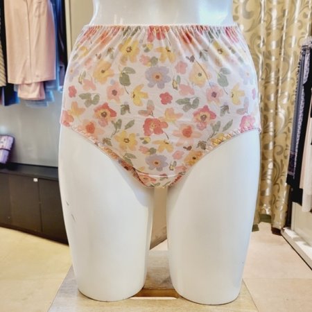 수채화 꽃나염 면50수 부인용팬티