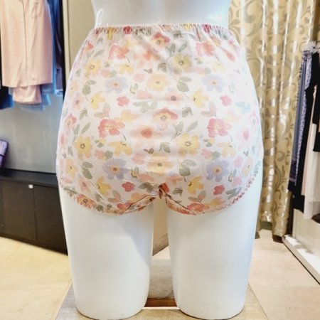 수채화 꽃나염 면50수 부인용팬티
