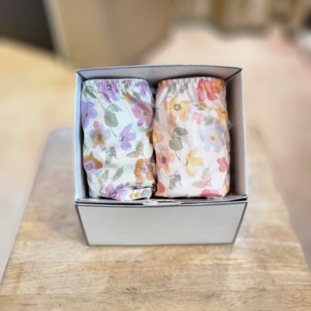 꽃나염 부인용 면팬티 2종세트