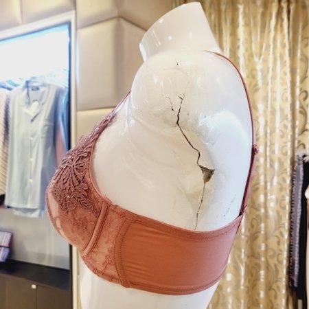 오르화 E컵 풀컵 자수 패드브라