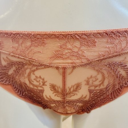 깃털자수 패드브라 헴팬티세트 CD컵