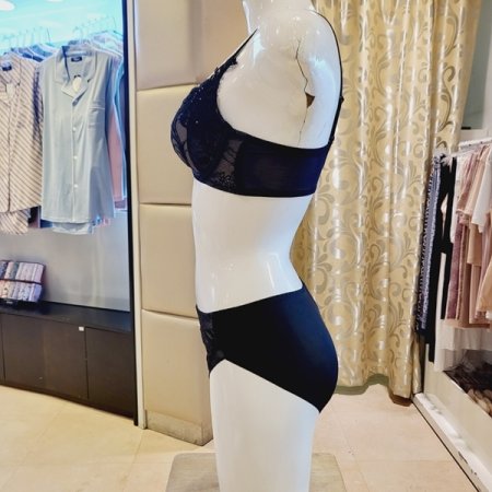 E컵 오르화 풀컵패드브라 헴팬티세트