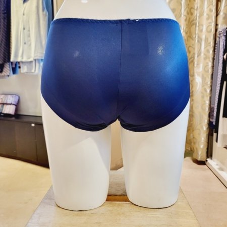 자수 레이스 헴라인팬티