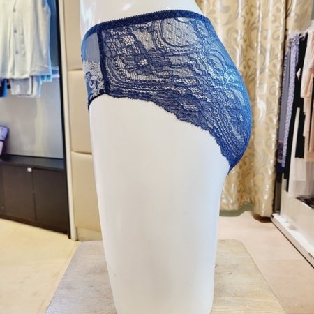 블랙라벨 자수 레이스 망사팬티