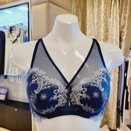 C컵 D컵 풀커버리지 자수 패드브라