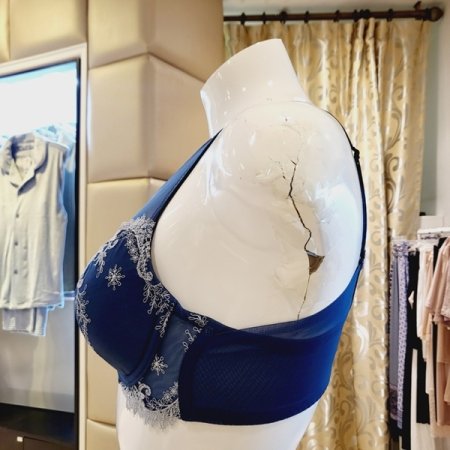 C컵 D컵 풀커버리지 자수 패드브라