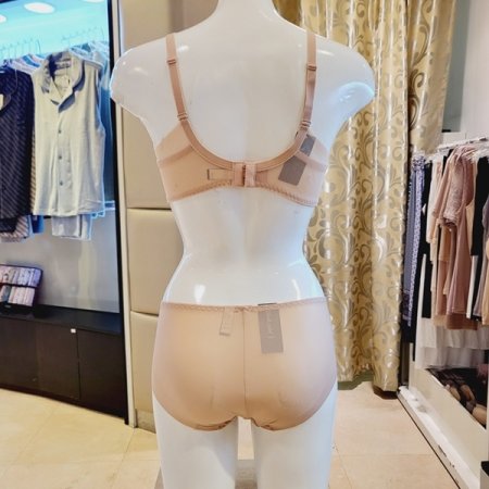 크로스망 패드브라 헴팬티 세트