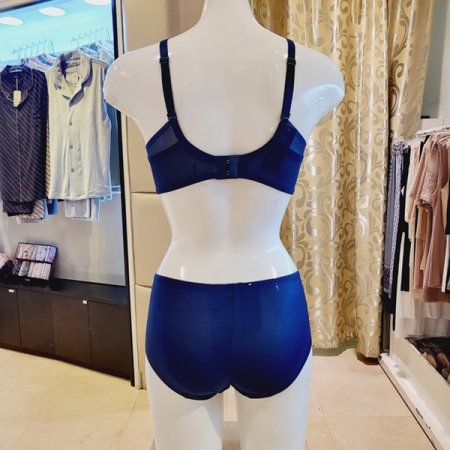 크로스망 자수패드브라 E컵 속옷세트