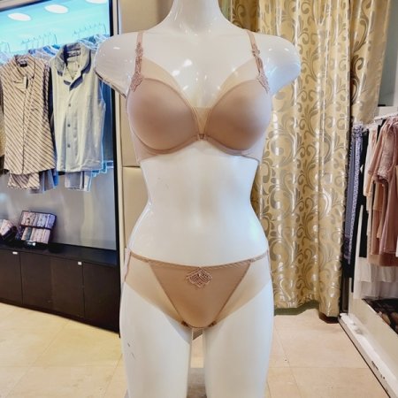 오르화 저중심 몰드브라 헴팬티세트