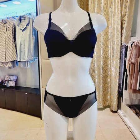 오르화 저중심 몰드브라 헴팬티세트