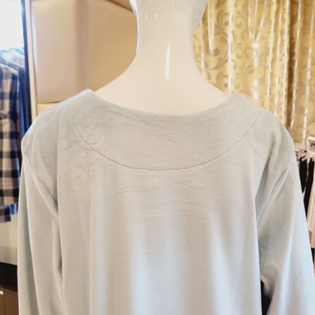 곰돌이 자수 극세사 원피스 잠옷