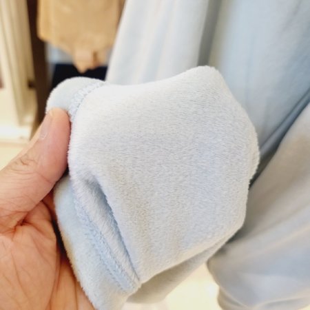 곰돌이 자수 극세사 원피스 잠옷