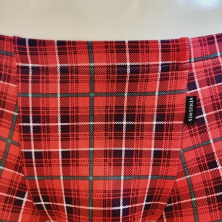 히든 노라인 체크 남자 드로즈