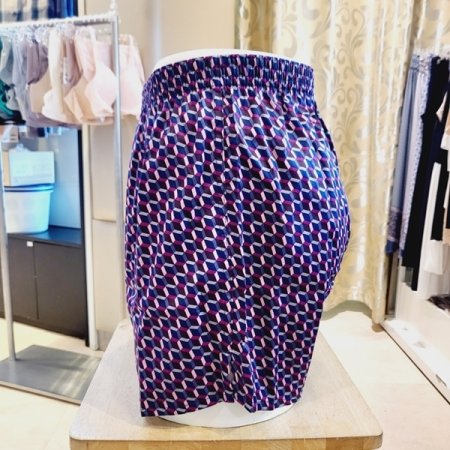 면100 사선나염 남자 트렁크팬티