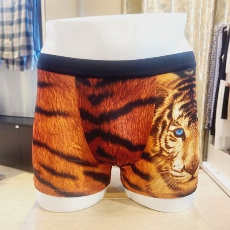 호피 호랑이나염 남자 드로즈