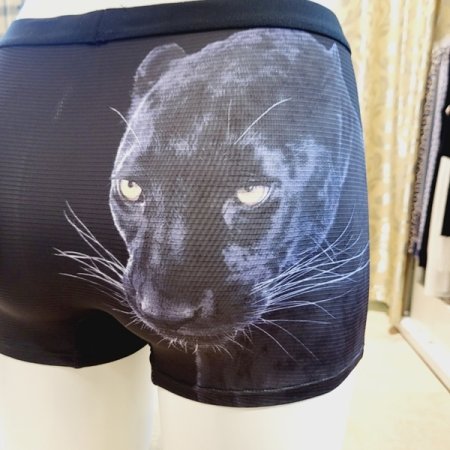 여성드로즈 흑표범무늬 팬티