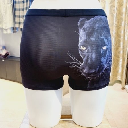 흑표범무늬 커플 드로즈 팬티