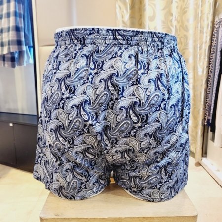 남성 페이즐리나염 면60수 트렁크팬티