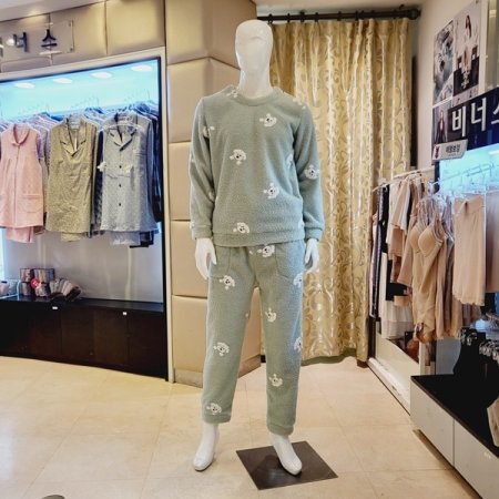 도톰한 겨울 남성 홈웨어세트