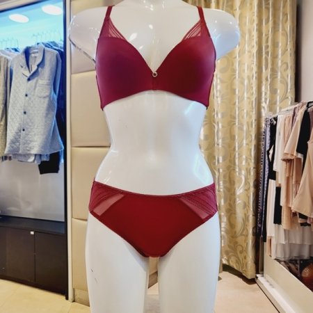 컴포트 몰드브라 힙레이스팬티 세트