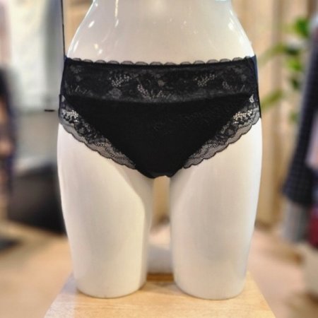 얇은 직조패드 풀컵브라 헴팬티세트