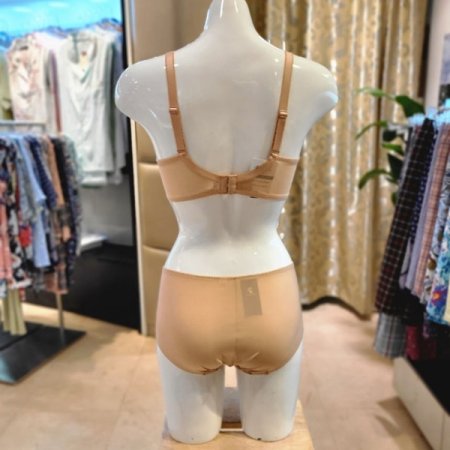 E컵 F컵 얇은 직조패드브라 팬티세트