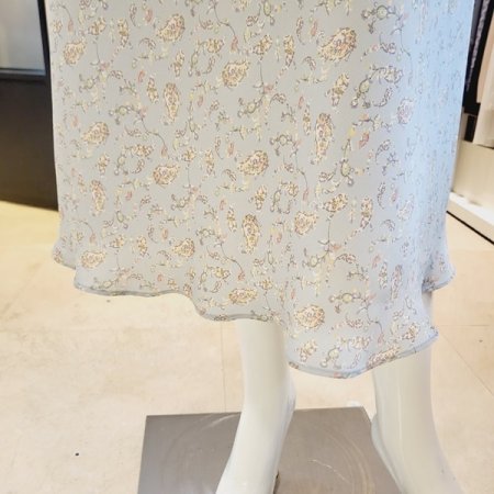 페이즐리나염 스트랍 원피스 속가운