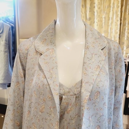 여성스러운 페이즐리나염 겉가운