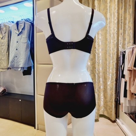 모던 저중심 몰드브라 C컵 팬티세트