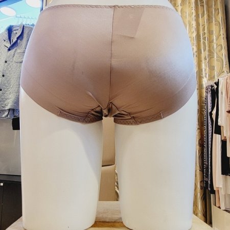 심플 솔리드 여성 헴라인팬티