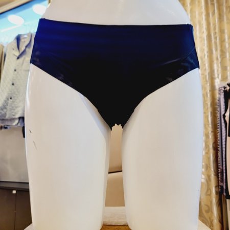 심플 솔리드 여성 헴라인팬티
