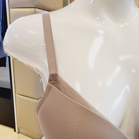 C컵 패널 노와이어브라 헴팬티세트