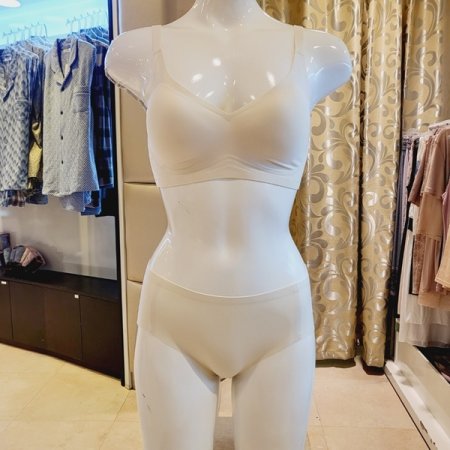 끈 노와이어 무봉제브라 팬티세트