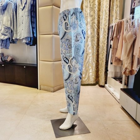 남자 페이즐리나염 부드러운 홈바지