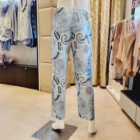 남자 페이즐리나염 부드러운 홈바지