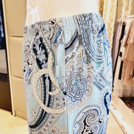 남자 페이즐리나염 부드러운 홈바지